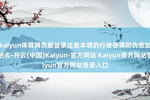 kaiyun体育网页版登录这些本领的行使使得防伪愈加可靠和陋劣-开云(中国)Kaiyun·官方网站 Kaiyun官方网站登录入口