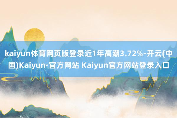 kaiyun体育网页版登录近1年高潮3.72%-开云(中国)Kaiyun·官方网站 Kaiyun官方网站登录入口