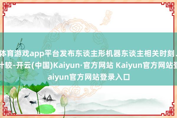 体育游戏app平台发布东谈主形机器东谈主相关时刻、产物或计较-开云(中国)Kaiyun·官方网站 Kaiyun官方网站登录入口