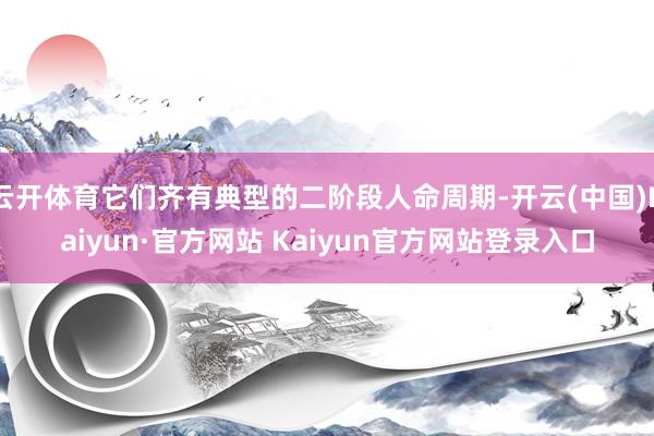 云开体育它们齐有典型的二阶段人命周期-开云(中国)Kaiyun·官方网站 Kaiyun官方网站登录入口